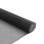 vidaXL Tapis rectangulaire gris 80x300 cm bambou