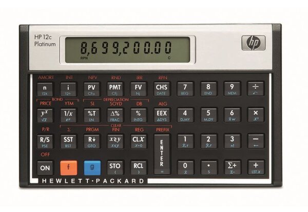 Calculatrice financière HP 12c platinium HP