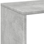 vidaXL Étagère séparatrice de pièce gris béton 69 5x29x103 5 cm