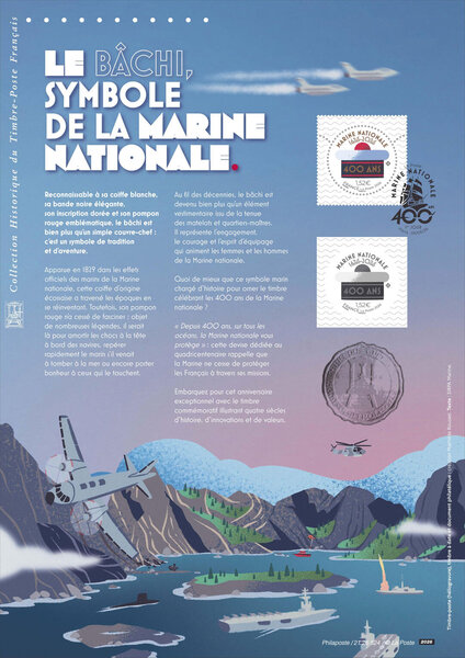 Document philatélique - 400 ans de la Marine nationale (1626-2026)