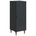 vidaXL Buffet Noir 33 x 34 5 x 90 cm Bois d'ingénierie