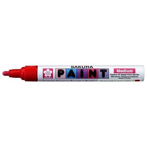 Marqueur permanent Paint Marker moyen  rouge SAKURA