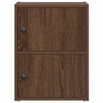 vidaXL Bibliothèque chêne marron 40x24x52 cm bois d'ingénierie