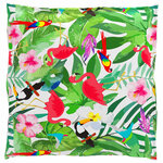 vidaXL Set de coussins de palette 2 Pièces Jungle tropicale Tissu Oxford