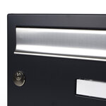 Boite aux lettre  Allure 2 portes  gris anthracite 7016M