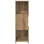 vidaXL Meuble d'angle Blanc 30 5x30x95cm Bois d'ingénierie