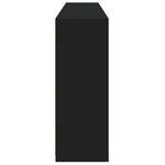 vidaXL Buffet avec lumières LED noir 181 5x37x100 cm