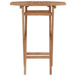 vidaXL Table pliable de jardin 60x60x75 cm Bois de teck solide