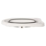 Bathroom Solutions Baignoire pliable pour bébé blanc et gris