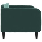vidaXL Lit de repos vert foncé 80x200 cm velours