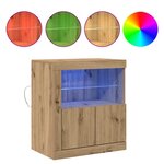vidaXL Buffet Marron 60.5 x 37 x 67 cm Bois d'ingénierie