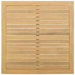 vidaXL Table basse Acacia clair 85 x 85 x 45 cm Bois d'Acacia Massif