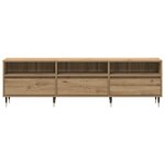 vidaXL Meuble TV Chêne artisanal 150 x 30 x 45 cm Bois d'ingénierie