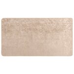 vidaXL Coureur de Tapis MARSA Beige 80 x 150 cm Polyester et PVC