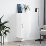 vidaXL Armoire murale blanc 34 5x34x90 cm