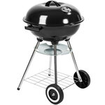 Tectake Barbecue charbon sur roues Ø 41,5 cm