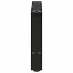 vidaXL Pieds de table basse en forme de A  2 pièces  noir  70 x (30-31) cm  acier