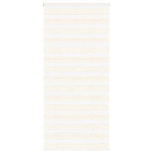 vidaXL Store zèbre beige marbré largeur du tissu 105 9 cm polyester