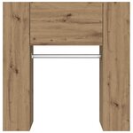 vidaXL Armoire de couloir chêne artisanal 97 5x37x99cm bois ingénierie