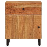 vidaXL Table de chevet 50x33x60 cm bois d'acacia solide