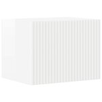 vidaXL Meuble TV 5 Pièces Blanc brillant