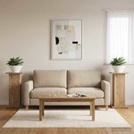 vidaXL Support de Plante 2 pièces Chêne artisanal 30 5 x 30 x 60 5 cm