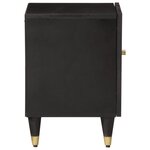 vidaXL Table de chevet 40x33x46 cm Bois de manguier solide