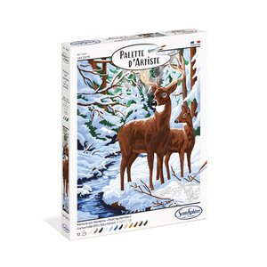 PALETTE D'ARTISTE -  Les Cerfs