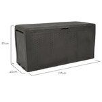 Keter Boîte de rangement Samoa 270 L Anthracite