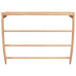 vidaXL Porte-serviette 60x25 5x49 cm Bois massif de noyer