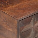 Vidaxl table basse 112x50x40 cm bois de manguier massif