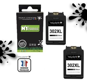 302XL / 302 - 2 X NOIR - Grande capacité