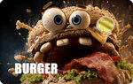 Monnaie BURGER 1/1000 Oz Or 12$ Liberia 2026 (PRÉCOMMANDE)