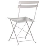 vidaXL Chaises d'extérieur Beige Métal Standard Pliable