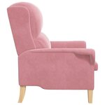 vidaXL Fauteuil Rose Poussiéreux Rose Poussiéreux