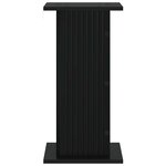 vidaXL Support de Plante Noir 30 5 x 30 x 60 5 cm Bois d'ingénierie