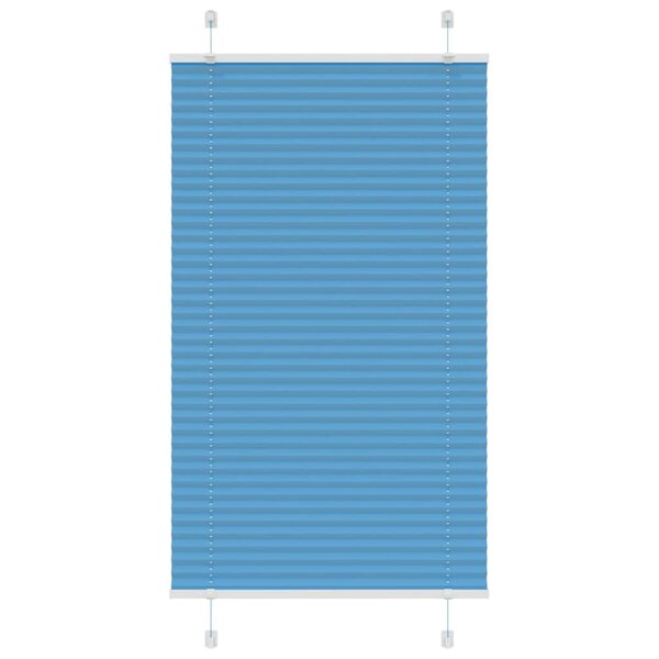 vidaXL Store plissé bleu 80x150 cm largeur du tissu 79 4 cm polyester