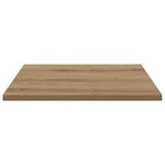 vidaXL Étagère à livres 4 Pièces Marron 40 x 40 x 1 5 cm