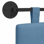 vidaXL Tête de lit suspendue Tissu en velours côtelé