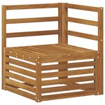 vidaXL Ensemble de canapés d'extérieur 4 pc Naturel Polyester