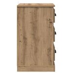 vidaXL Cabinet de chevet avec tiroir Chêne artisanal 39 x 39 x 67 5 cm