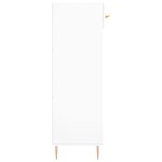 vidaXL Armoire à chaussures blanc 60x35x105 cm bois d'ingénierie