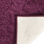 vidaXL Tapis à poils souples antidérapant 115x170 cm Violet