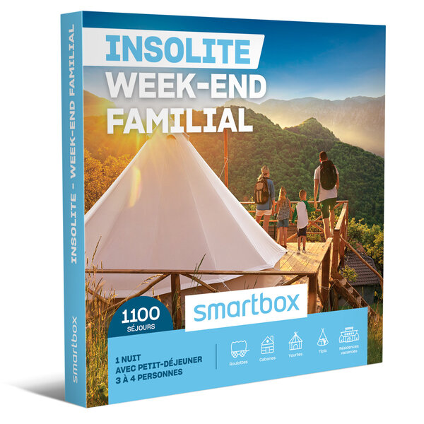 SMARTBOX - Coffret Cadeau Insolite - Week-end familial -  Séjour