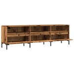 vidaXL Meuble TV vieux bois 150x30x44 5 cm bois d'ingénierie