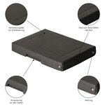 Purebox Black 190x130 25mm - Noir - Falken