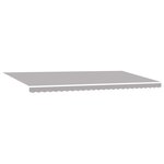 vidaXL Auvent Rétractable Gris clair 600 ×350 cm tissu