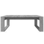 vidaXL Table basse Sonoma gris 100x100x35 cm Bois d'ingénierie
