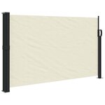 vidaXL Auvent latéral rétractable crème 117x300 cm