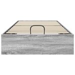 vidaXL Cadre de lit ottoman Gris Sonoma 193 x 75 5 x 25 cm